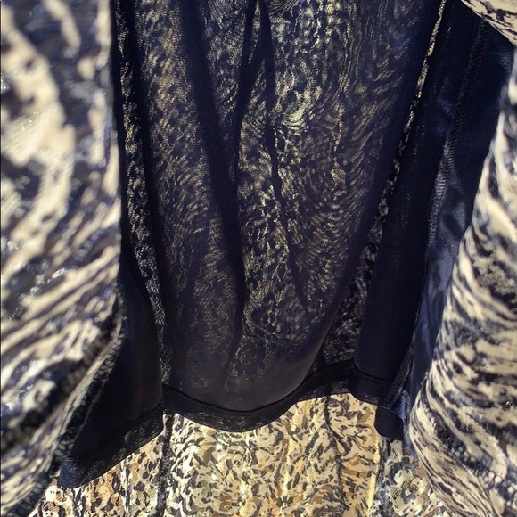 JM Collection Patterned Skirt - Picture 4 of 4